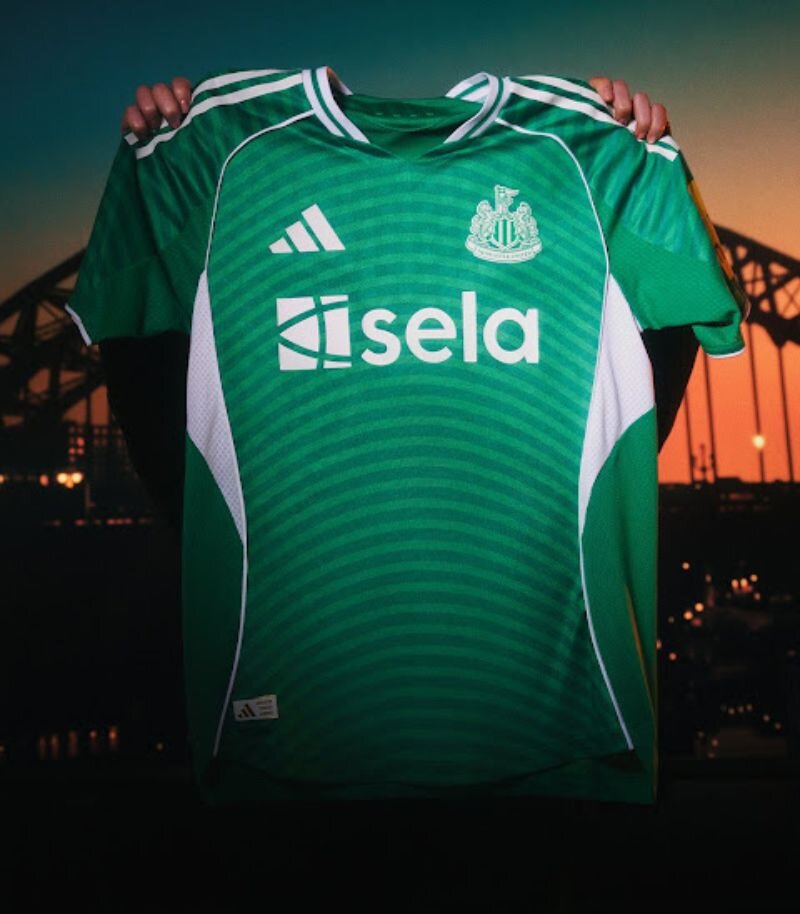 newcastle green away shirt